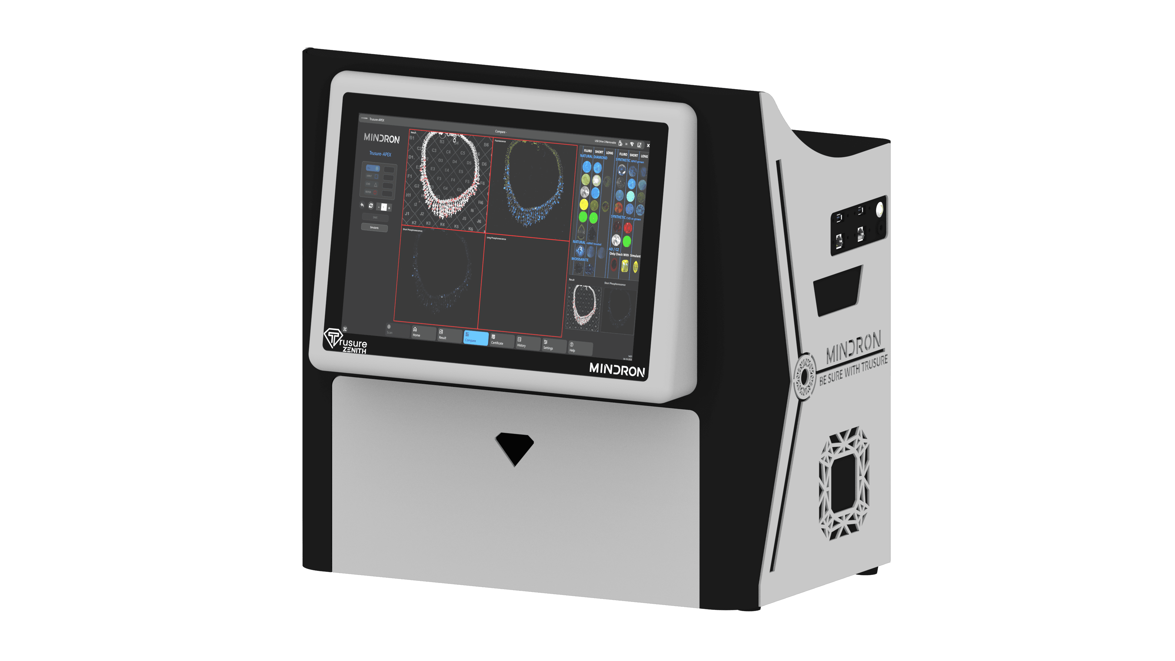 Diamond detection - Mindron - Trusure Zenith