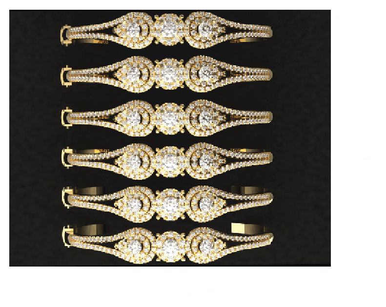 Bangle Tray - Mindron | diamond detection and inspection tray image 1