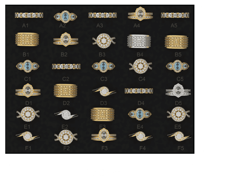 Ring Tray - Mindron | diamond detection and inspection tray image 1